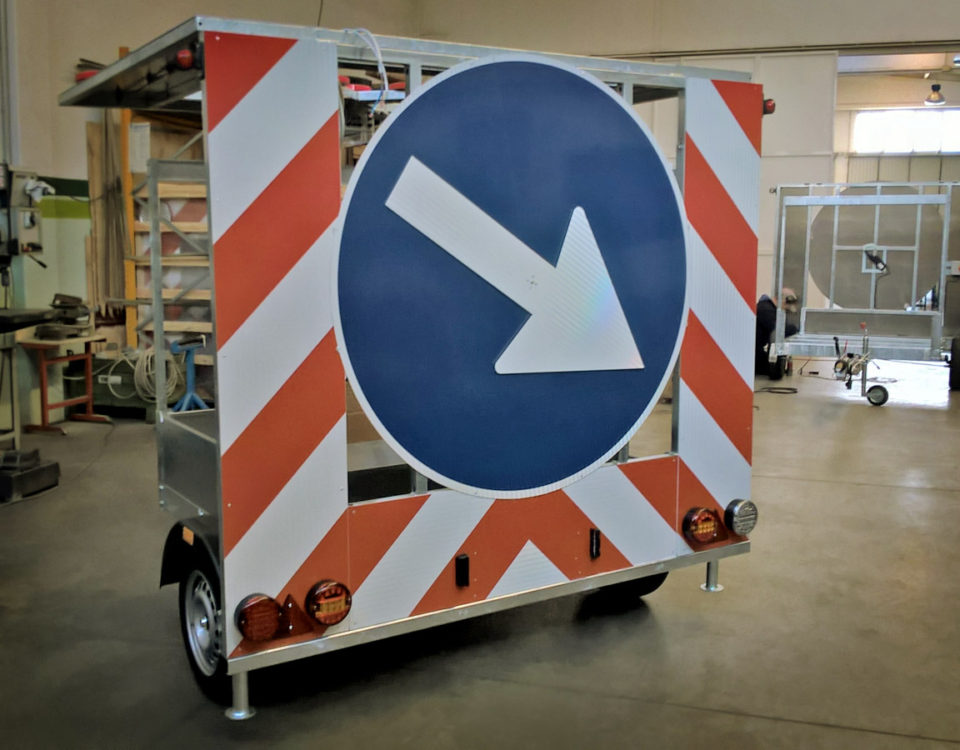 Rimorchi per cantieri mobili